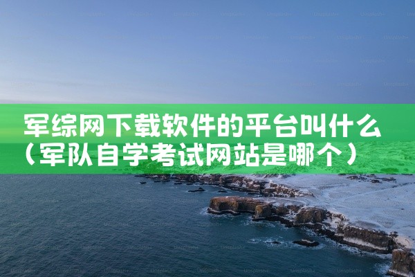 军综网下载软件的平台叫什么