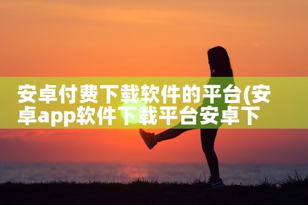安卓付费下载软件的平台