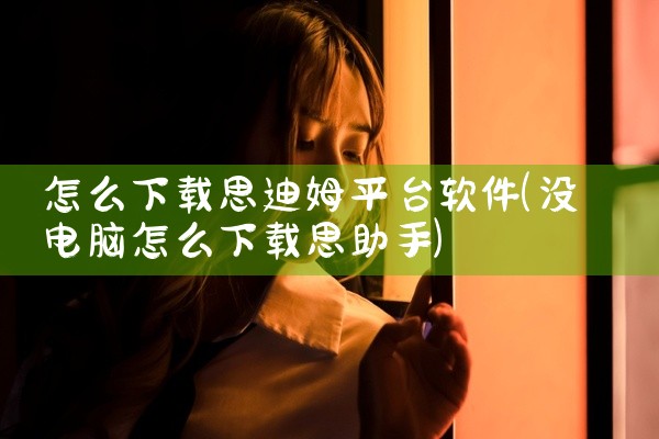 怎么下载思迪姆平台软件